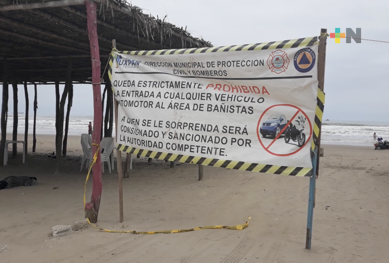 PC Tuxpan emite recomendaciones de prevención en zona de playas